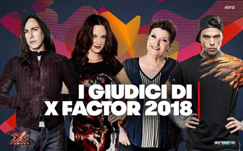 X Factor Italia Giudici 2018