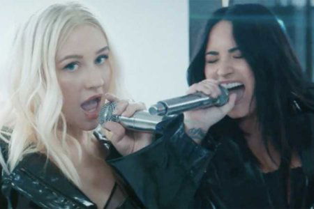 christina aguilera demi lovato video