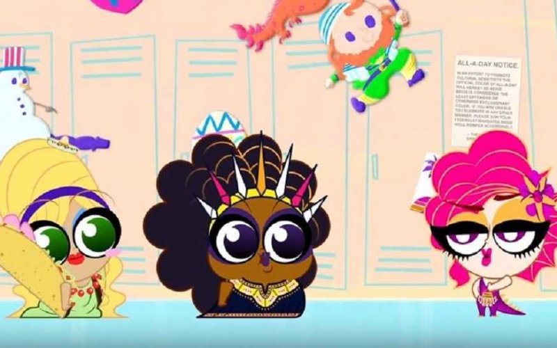 drag tots cartoon