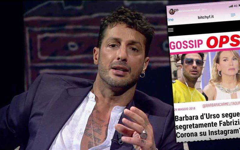 fabrizio corona instagram barbara d'urso