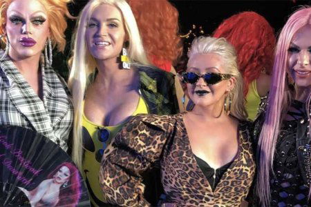 christina aguilera gay pride los angeles rupaul