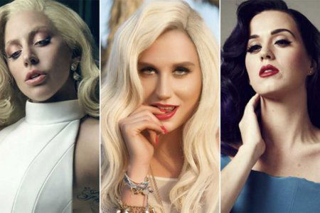 kesha katy perry lady gaga