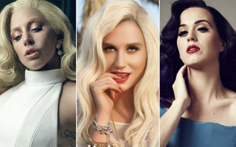 kesha katy perry lady gaga