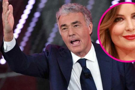Tv Host Massimo Giletti on stage during the TV show 'Domenica In' at the Ariston theater in Sanremo, Italy, 14 February 2016. ANSA/ETTORE FERRARI
