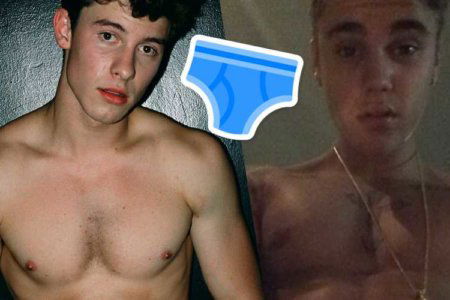 shawn mendes justin bieber underpants underwear
