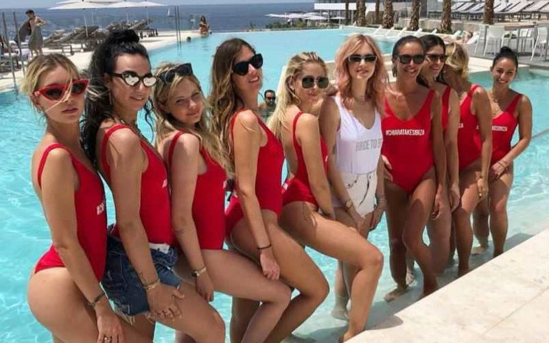 Chiara Ferragni Amiche Ibiza