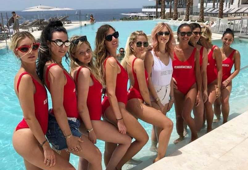 Chiara Ferragni Amiche Ibiza
