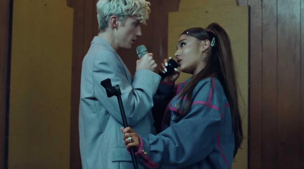 ariana grande troye sivan video dance