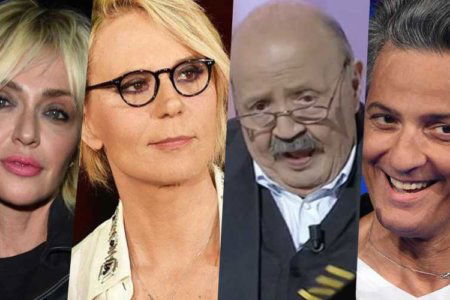 maurizio costanzo fiorello maria de filippi paola barale
