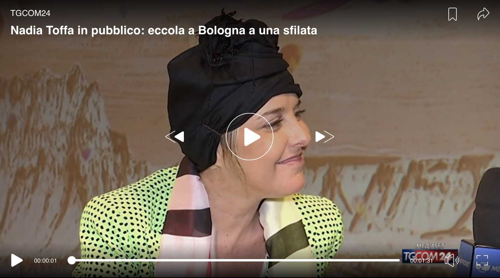 Nadia Toffa aggiorna i fan sulle sue condizioni (VIDEO) nadia toffa tgcom aggiorna condizioni bologna