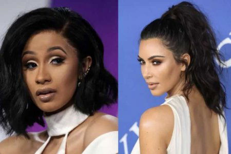 Cardi B Kim Kardashian