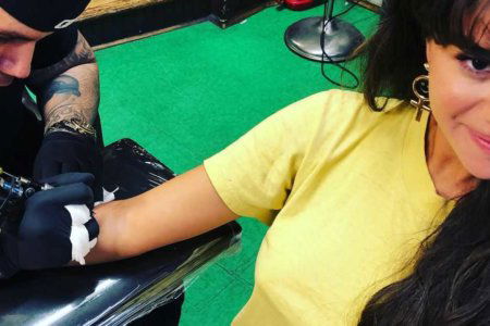 Selena Gomez tatuaggio