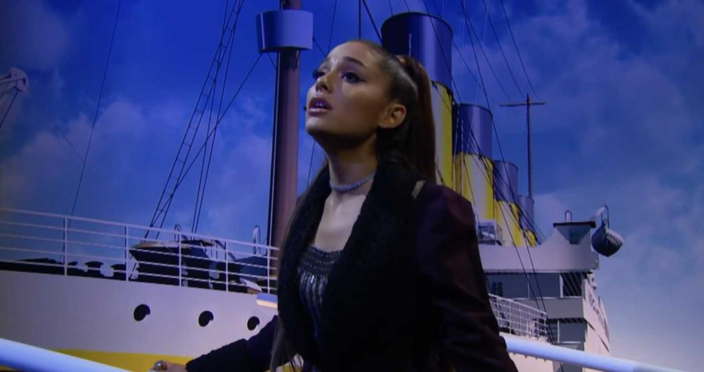 ariana grande titanic soundtrack james corden