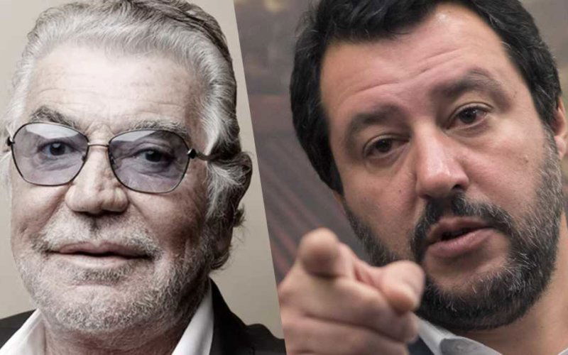matteo salvini roberto cavalli battuta