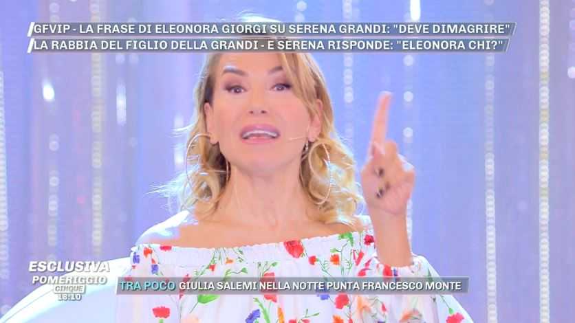 Barbara d'Urso lancia una sfida agli autori del Grande Fratello Vip ...