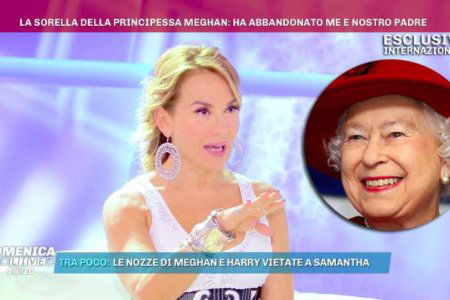 Barbara d'Urso Regina Elisabetta