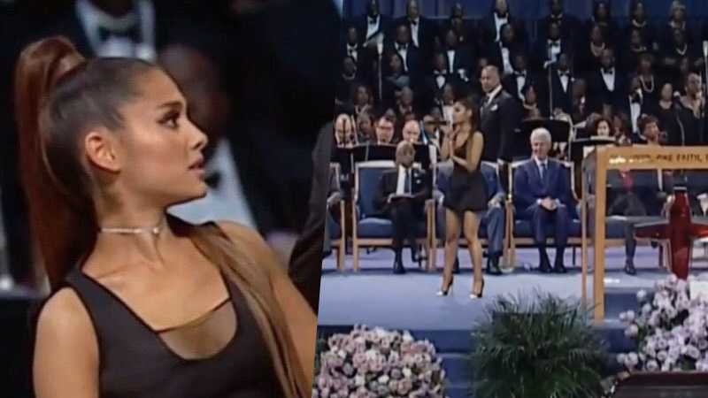 ariana grande pastor omg funeral aretha