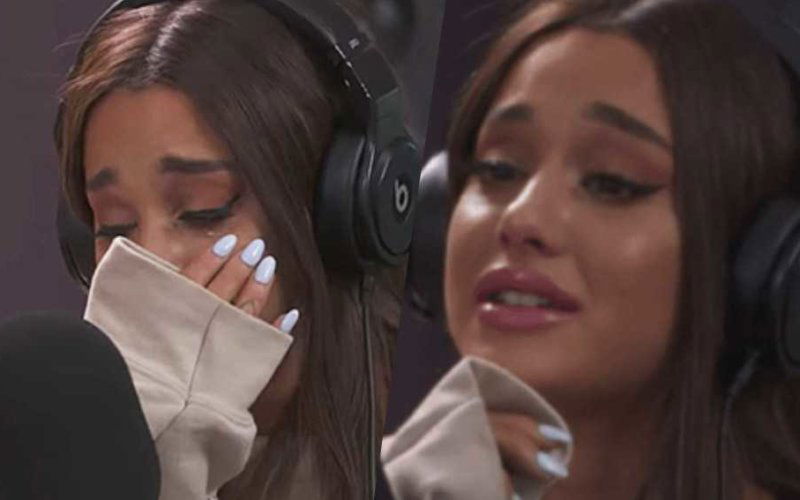ariasna grande crying singer popstar twitter