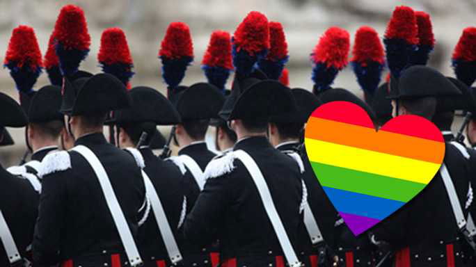 carabiniere gay arcobaleno