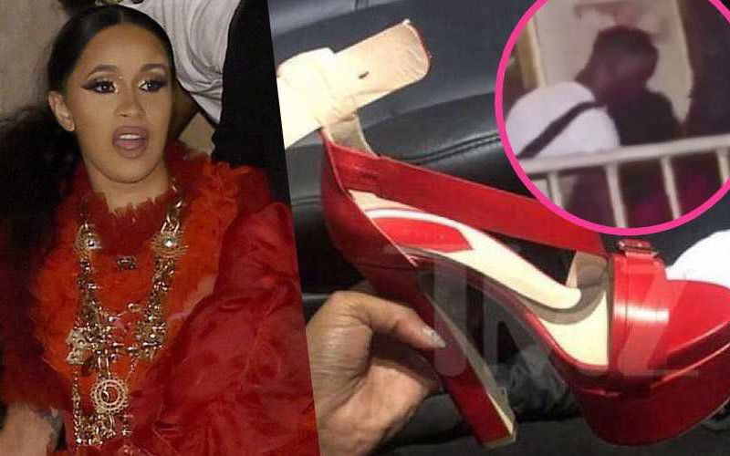 tan cardi b shoes