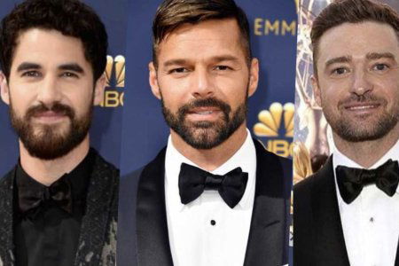 emmy awards ricky martin darren criss justin kit