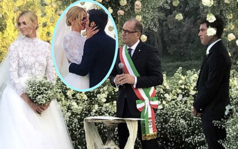 matrimonio fedez chiara ferragni sposi promesse
