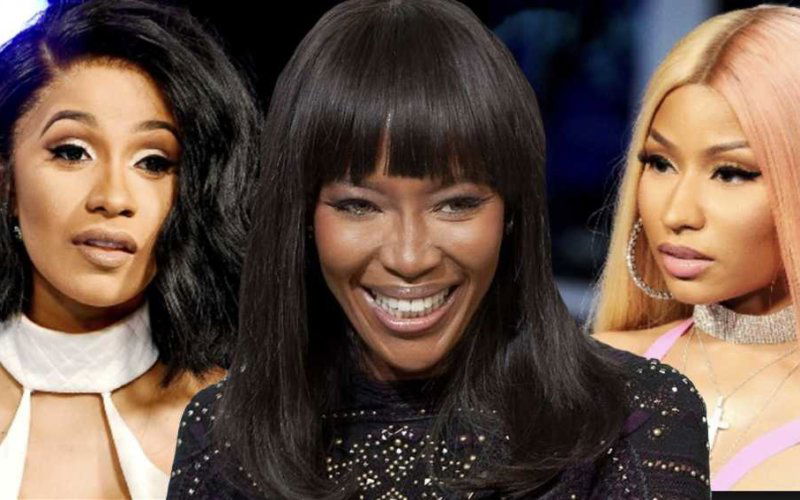 naomi campbell nicki minaj cardi b