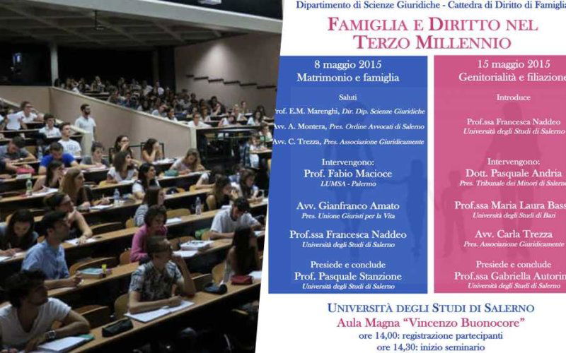 universita salerno corsi omofobi convegni