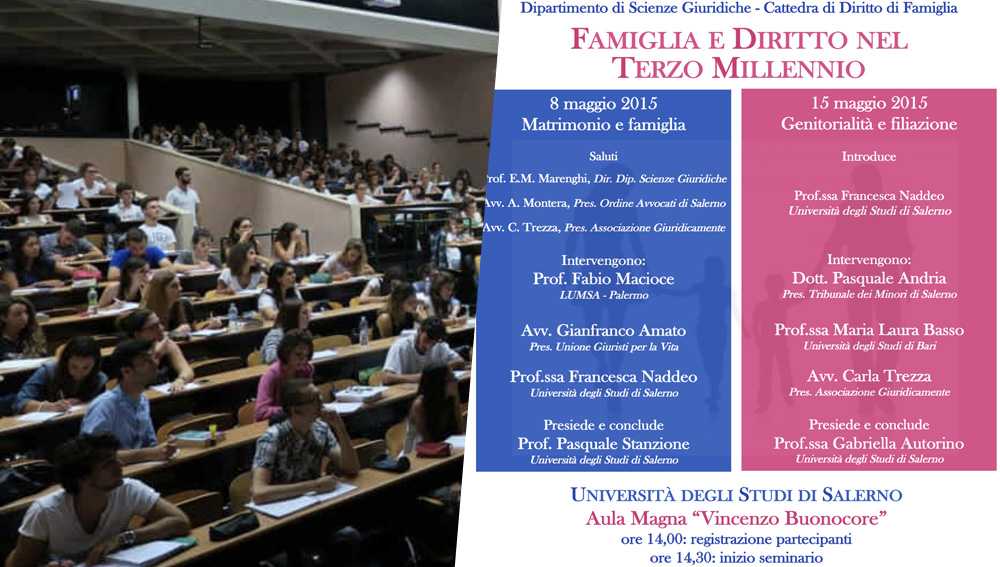 universita salerno corsi omofobi convegni
