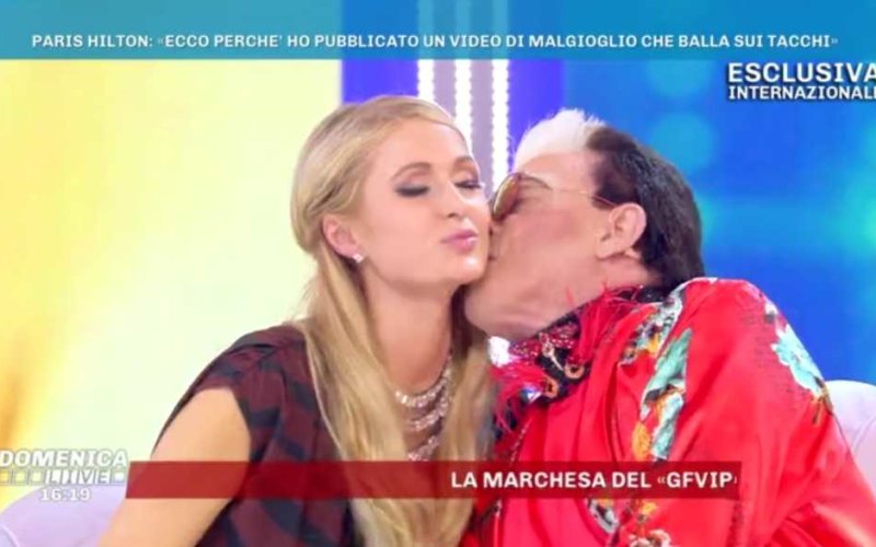 Paris Hilton Cristiano Malgioglio