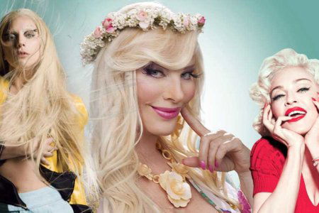 cicciolina madonna lady gaga look