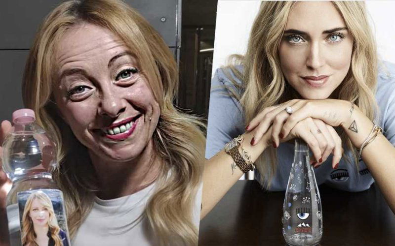 Giorgia Meloni e Chiara Ferragni.