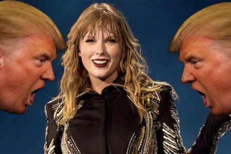 taylor swift omg donald trump