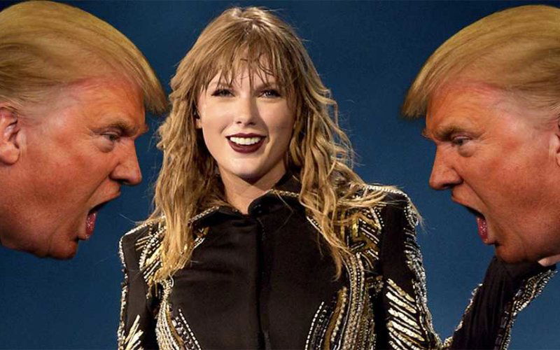 taylor swift omg donald trump