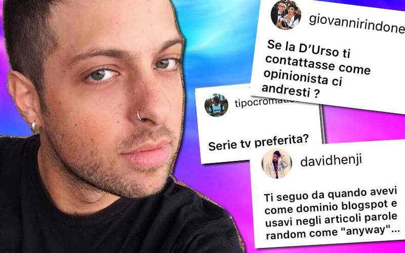 Domande Instagram Fabiano Minacci
