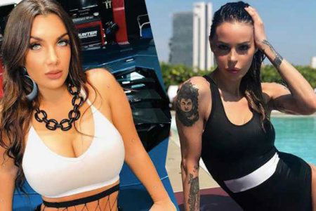 Elettra Lamborghini Nina Moric look