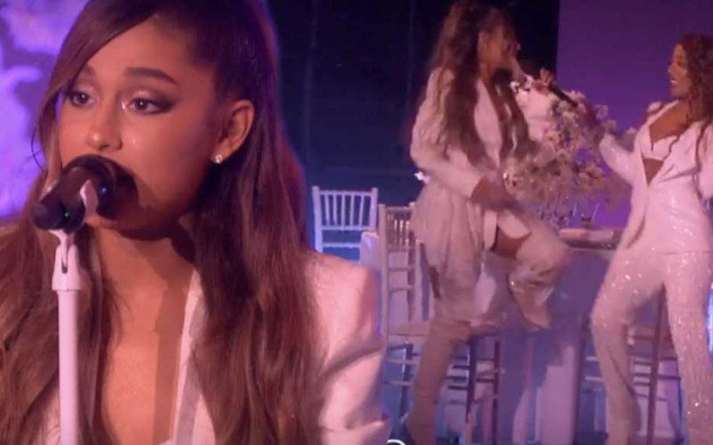 ariana grande thank u next video performance live