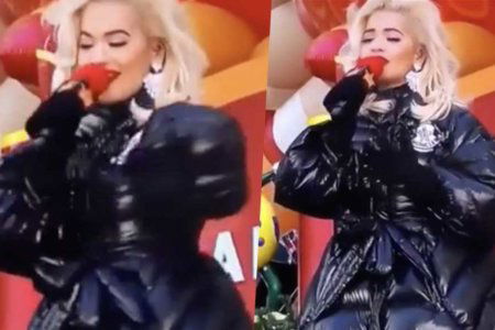 rita ora lip sync playback parade
