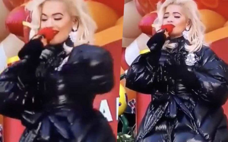 rita ora lip sync playback parade