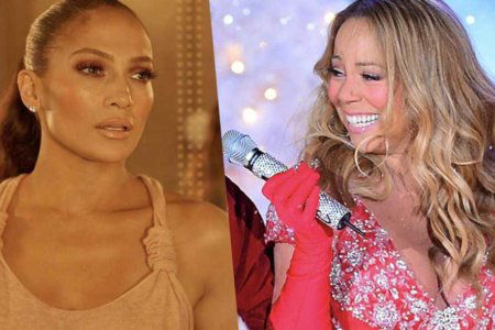 jlo jennifer lopez all I want for christmas mariah carey