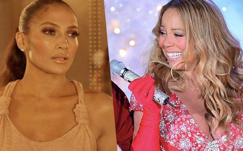 jlo jennifer lopez all I want for christmas mariah carey