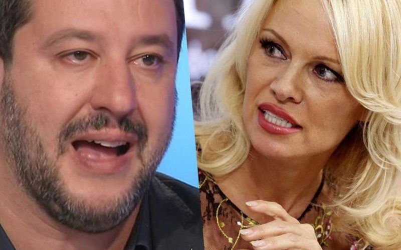 matteo salvini pamela anderson