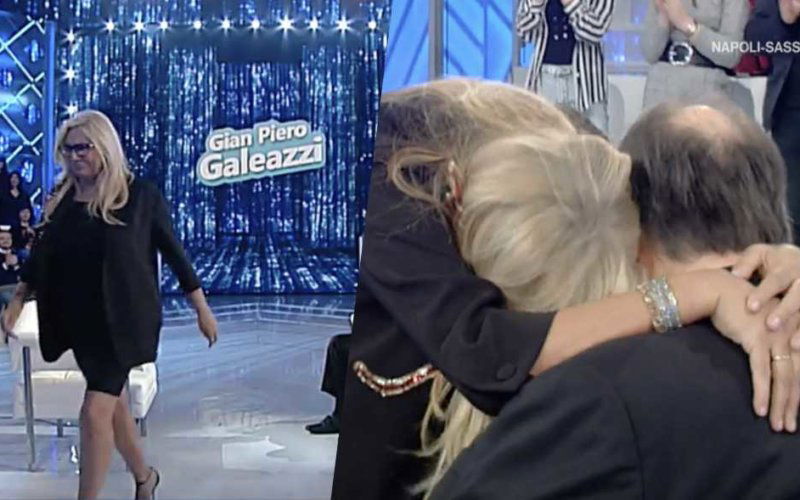 Mara Venier si commuove con Galeazzi e lascia lo studio di ...