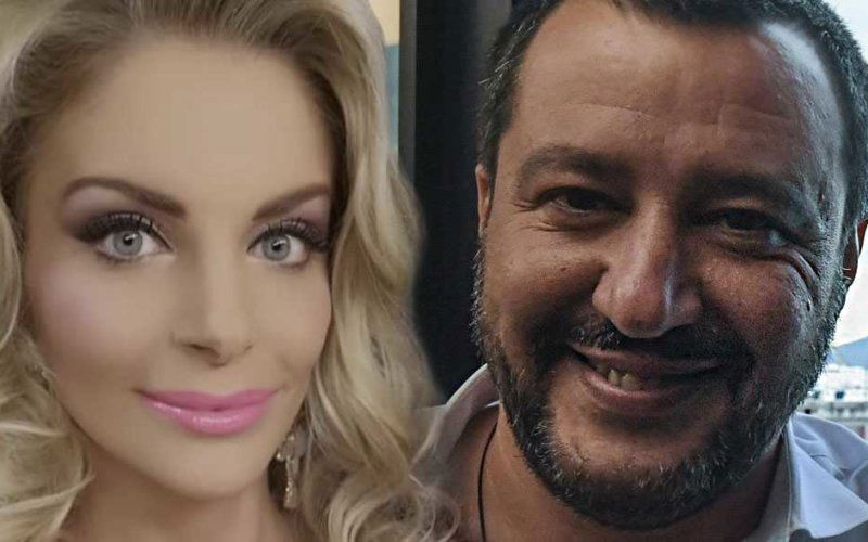matteo salvini francesca cipriani milano