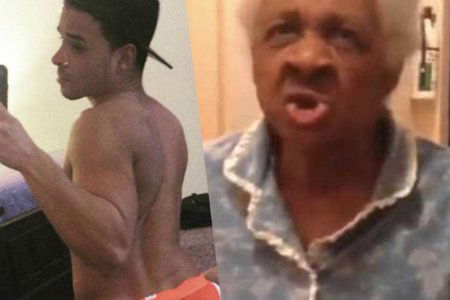 ragazzo twerking nonna