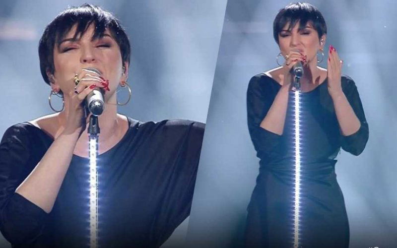 arisa stonata stonature febbre 39 sanremo finale