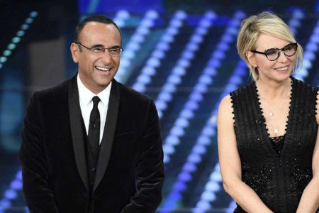 carlo conti maria de filippi sanremo 2020