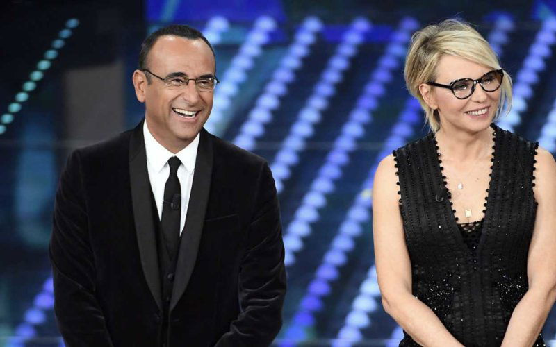 carlo conti maria de filippi sanremo 2020