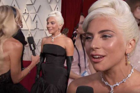 lady gaga giuliana rancic italian oscar red carpet