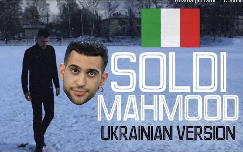 mahmood ukrainan ucraina video versione
